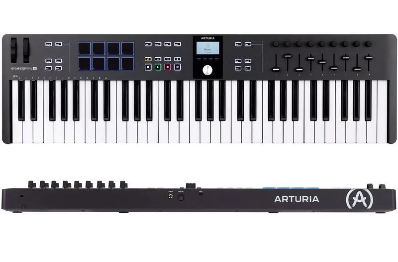 Teclado Controlador Arturia Keylab Essential 61 Mk3 Original Preto